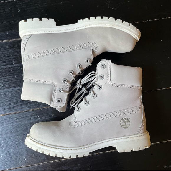 Timberland | Icon Grey Premium Boot White Sole Women’s 7 - Picture 4 of 9